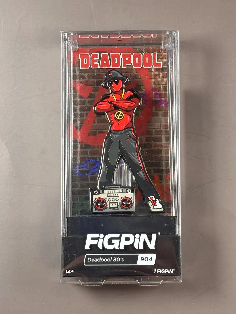 FiGPiN Deadpool Deadpool 80's #904 LE 1000 NYCC Exclusive Limited Edition New